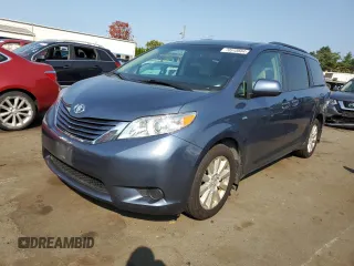 2016 Toyota Sienna LE with VIN 5TDJK3DC2GS133323, listed as a Copart auction lot 70515664 with 106,750 mi miles and Salvage Title. Bid and sale history available at carsss.com. Image 1.