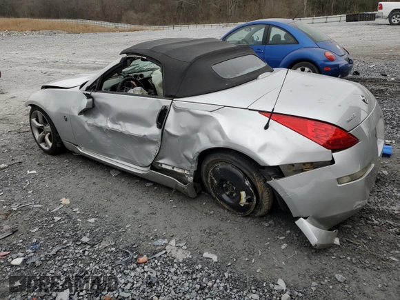 2006 Nissan 350Z Touring with VIN JN1AZ36A76M458487, listed as a Copart auction lot 43937335 with 155,488 mi miles and Salvage Title. Bid and sale history available at carsss.com. Image 2.