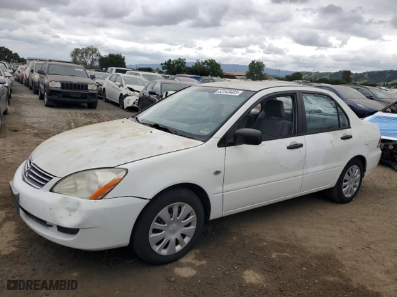 2006 Mitsubishi Lancer ES with VIN JA3AJ26E36U023191, listed as a Copart auction lot 53143405 with 136,124 mi miles and Clean Title. Bid and sale history available at carsss.com. Image 1.