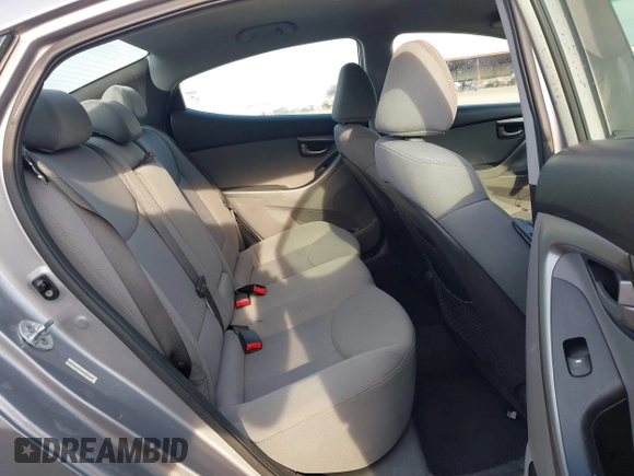 2012 Hyundai Elantra Limited with VIN KMHDH4AE9CU433241, listed as a IAAI auction lot 41834749 with 223,033 mi miles. Bid and sale history available at carsss.com. Image 8.