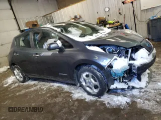 2013 Nissan LEAF SV with VIN 1N4AZ0CP3DC421675, listed as a Copart auction lot 45648375 with 40,437 mi miles and Salvage Title. Bid and sale history available at carsss.com. Image 4.