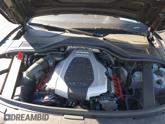 2017 Audi A8 with VIN WAU44AFD0HN017821, listed as a IAAI auction lot 41676097 with 107,378 mi miles and . Bid and sale history available at DreamBid. Image 10.