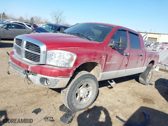 2006 Dodge Ram 2500 SLT with VIN 3D7KS29C96G160724, listed as a IAAI auction lot 41755252 with 291,897 mi miles. Bid and sale history available at carsss.com. Image 2.