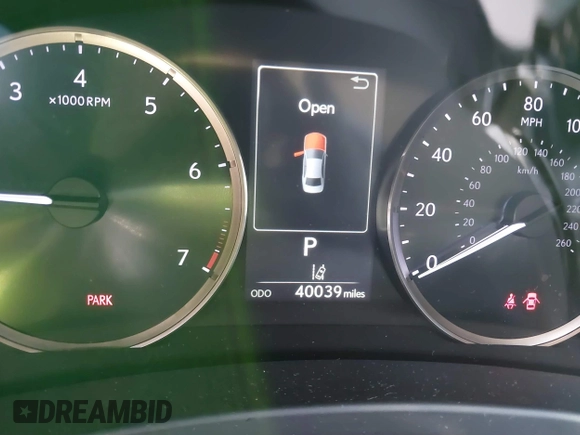 2019 Lexus IS 300 with VIN JTHC81D23K5040018, listed as a IAAI auction lot 41824842 with 40,039 mi miles and . Bid and sale history available at DreamBid. Image 7.