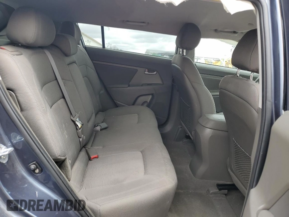 2012 Kia Sportage LX with VIN KNDPBCA26C7227327, listed as a Copart auction lot 53159915 with Not provided miles and Salvage title. Bid and sale history available at DreamBid. Image 11.