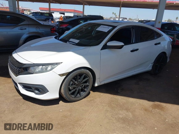 2017 Honda Civic EX-T with VIN 19XFC1F3XHE008442, listed as a IAAI auction lot 42004598 with 187,250 mi miles. Bid and sale history available at carsss.com. Image 17.