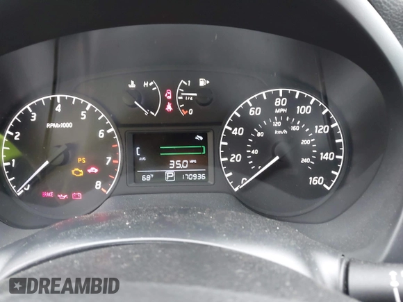 2016 Nissan Sentra SV with VIN 3N1AB7AP5GY254194, listed as a IAAI auction lot 42120010 with 170,936 mi miles and . Bid and sale history available at DreamBid. Image 7.