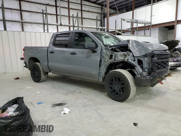 2024 Chevrolet Silverado 1500 Custom Trail Boss with VIN 3GCPDCEK2RG183022, listed as a Copart auction lot 82964444 with 21,314 mi miles and Salvage Title. Bid and sale history available at carsss.com. Image 4.