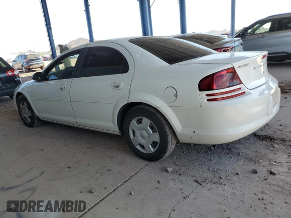 2005 Dodge Stratus SXT z VIN 1B3EL46XX5N601131, wystawiony jako Copart lot #52781045 z przebiegiem 129 089 mil mil oraz Szkoda całkowita • Salvage title. Historia ofert i sprzedaży dostępna na DreamBid. Obrazek 2.