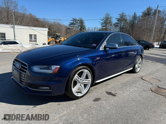 2014 Audi S4 Premium Plus z VIN WAUBGAFL1EA00570, wystawiony jako Copart lot #50995605 z przebiegiem 158 010 mil mil oraz Czysty tytuł • Clean title. Historia ofert i sprzedaży dostępna na DreamBid. Obrazek 2.