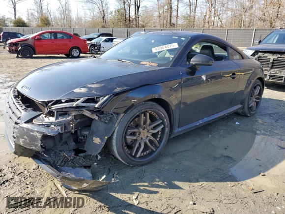 2016 Audi TT 2.0T z VIN TRUC5AFV7G1030825, wystawiony jako Copart lot #43904875 z przebiegiem 108 569 mil mil oraz Szkoda całkowita • Salvage title. Historia ofert i sprzedaży dostępna na DreamBid. Obrazek 1.