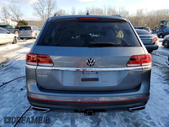 2022 Volkswagen Atlas SE with VIN 1V2WR2CA8NC543441, listed as a Copart auction lot 87537335 with 64,933 mi miles and Non repairable. Bid and sale history available at DreamBid. Image 6.