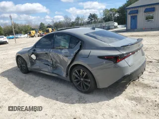 2025 Lexus IS with VIN JTHBZ1B25S5083142, listed as a Copart auction lot 46746015 with 0 mi miles and Salvage Title. Bid and sale history available at carsss.com. Image 2.