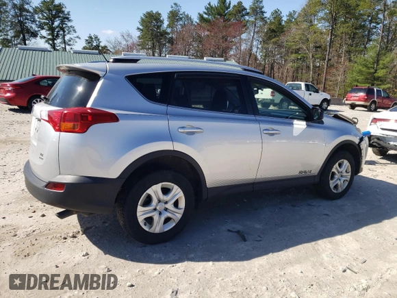 2015 Toyota RAV4 LE with VIN JTMBFREV0FD145119, listed as a Copart auction lot 53460915 with 123,697 mi miles and Clean Title. Bid and sale history available at DreamBid. Image 3.