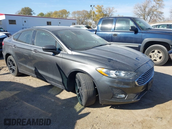 2019 Ford Fusion SE with VIN 3FA6P0HD2KR251012, listed as a IAAI auction lot 40626475 with 60,596 mi miles and . Bid and sale history available at DreamBid. Image 1.
