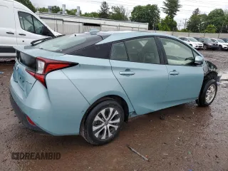 2019 Toyota Prius LE z VIN JTDL9RFU7K3001908, wystawiony jako Copart lot #58657625 z przebiegiem 25 300 mil mil oraz Szkoda całkowita • Salvage title. Historia ofert i sprzedaży dostępna na DreamBid. Obrazek 3.