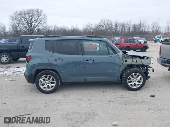 2018 Jeep Renegade Latitude with VIN ZACCJABB6JPJ06962, listed as a IAAI auction lot 41277869 with 87,915 mi miles. Bid and sale history available at carsss.com. Image 14.