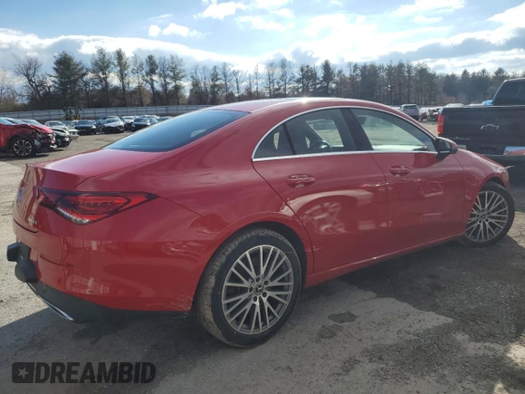 2020 Mercedes-Benz CLA 250 with VIN W1K5J4HB6LN086900, listed as a Copart auction lot 77481693 with 54,262 mi miles and . Bid and sale history available at DreamBid. Image 3.