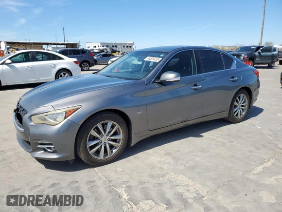 2017 Infiniti Q50 Premium with VIN JN1EV7AP8HM730662, listed as a Copart auction lot 49524415 with 142,905 mi miles and Clean title. Bid and sale history available at DreamBid. Image 1.