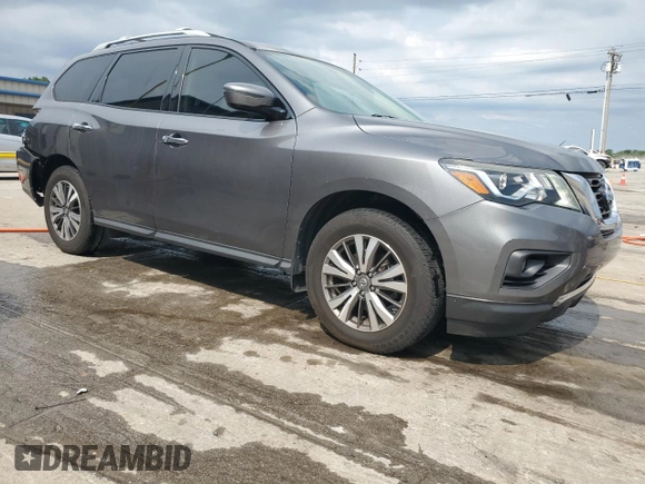 2017 Nissan Pathfinder Platinum with VIN 5N1DR2MN7HC695060, listed as a Copart auction lot 62096275 with 180,221 mi miles and Salvage title. Bid and sale history available at DreamBid. Image 4.