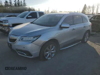 2015 Acura MDX Advance/Entertainment Pkg with VIN 5FRYD4H85FB501922, listed as a Copart auction lot 86270494 with 258,881 mi miles and Clean Title. Bid and sale history available at carsss.com. Image 1.