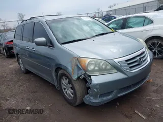 2008 Honda Odyssey EX with VIN 5FNRL38478B023375, listed as a IAAI auction lot 41907052 with 179,943 mi miles. Bid and sale history available at carsss.com. Image 1.