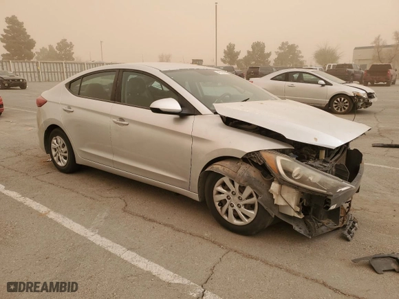 2017 Hyundai Elantra SE with VIN 5NPD74LF2HH096779, listed as a Copart auction lot 49839685 with 127,777 mi miles and Salvage Title. Bid and sale history available at carsss.com. Image 4.