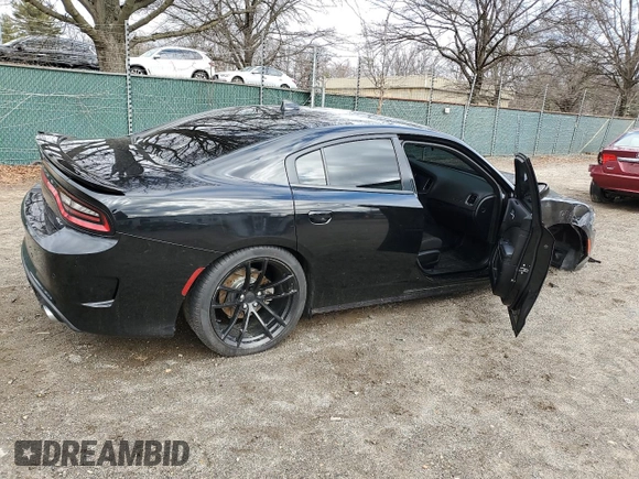 2021 Dodge Charger R/T with VIN 2C3CDXCT0MH584132, listed as a Copart auction lot 48111785 with Not Provided miles and Salvage Title. Bid and sale history available at carsss.com. Image 3.