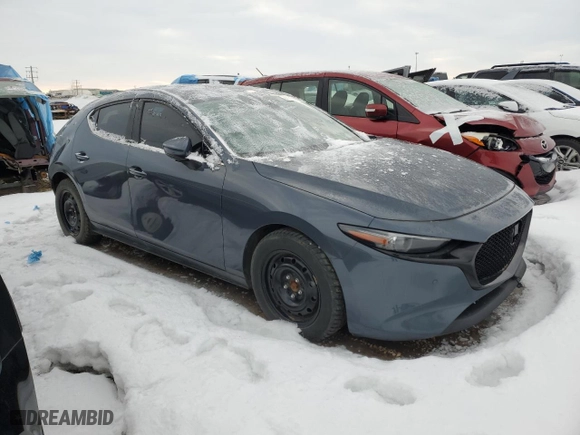 2021 Mazda Mazda3 Hatchback Premium with VIN JM1BPAML0M1315153, listed as a Copart auction lot 41706855 with 44,330 mi miles and Salvage Title. Bid and sale history available at carsss.com. Image 4.