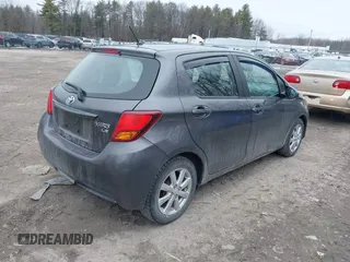 2015 Toyota Yaris L with VIN VNKKTUD33FA036237, listed as a IAAI auction lot 41710224 with 77,394 mi miles. Bid and sale history available at carsss.com. Image 4.