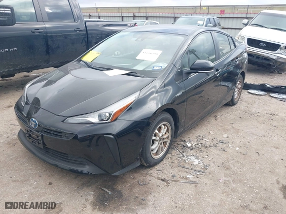 2022 Toyota Prius L Eco with VIN JTDKAMFUXN3164174, listed as a IAAI auction lot 41512388 with 33,664 mi miles. Bid and sale history available at carsss.com. Image 18.