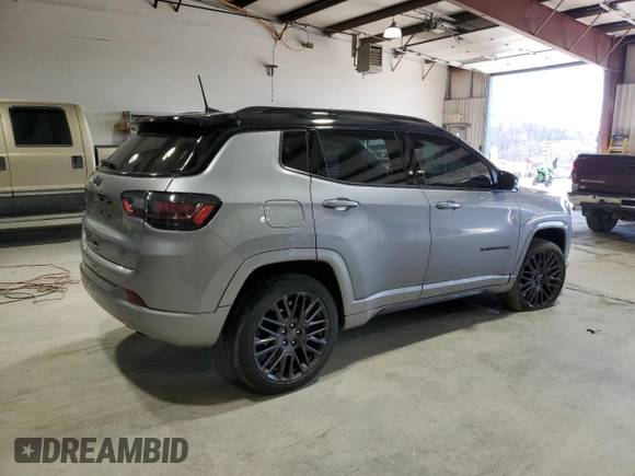 2023 Jeep Compass Limited with VIN 3C4NJDCN9PT558993, listed as a Copart auction lot 52406175 with 10,574 mi miles and Salvage Title. Bid and sale history available at carsss.com. Image 3.