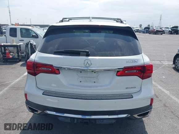 2018 Acura MDX Advance with VIN 5J8YD4H80JL012045, listed as a IAAI auction lot 42343187 with 49,461 mi miles and . Bid and sale history available at DreamBid. Image 16.