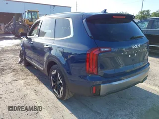 2025 Kia Telluride S with VIN 5XYP64GCXSG587826, listed as a IAAI auction lot 42065749 with 1,864 mi miles and . Bid and sale history available at DreamBid. Image 3.