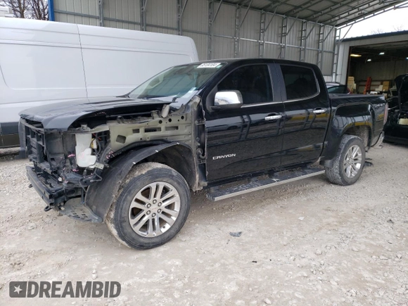 2015 GMC Canyon 4WD SLT with VIN 1GTG6CE39F1185721, listed as a Copart auction lot 85104104 with 145,730 mi miles and Clean Title. Bid and sale history available at carsss.com. Image 1.