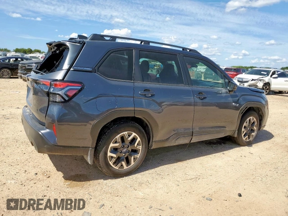2025 Subaru Forester Premium with VIN JF2SLDDC3SH556529, listed as a Copart auction lot 65522405 with Not provided miles and Salvage title. Bid and sale history available at DreamBid. Image 3.