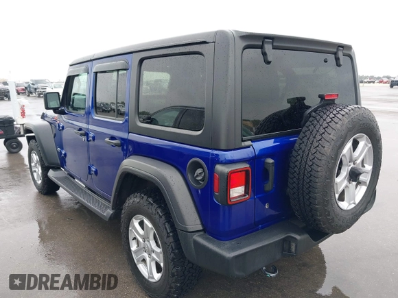 2020 Jeep Wrangler Unlimited Sport Altitude z VIN 1C4HJXDG9LW108151, wystawiony jako IAAI lot #41937525 z przebiegiem 78 197 mil mil oraz . Historia ofert i sprzedaży dostępna na DreamBid. Obrazek 3.