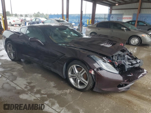 2016 Chevrolet Corvette 1LT with VIN 1G1YB2D78G5114902, listed as a Copart auction lot 65813404 with 70,179 mi miles and Salvage Title. Bid and sale history available at carsss.com. Image 4.
