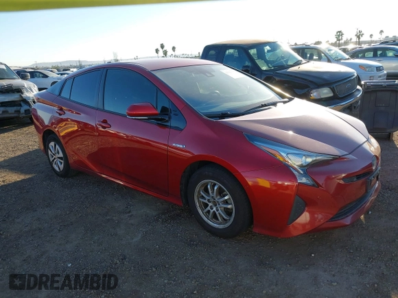 2017 Toyota Prius Two with VIN JTDKBRFU7H3571044, listed as a IAAI auction lot 41625663 with 89,343 mi miles and . Bid and sale history available at carsss.com. Image 1.