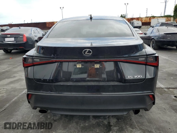 2021 Lexus IS 300 with VIN JTHCA1D28M5117103, listed as a Copart auction lot 53957595 with 39,680 mi miles and Salvage title. Bid and sale history available at DreamBid. Image 6.
