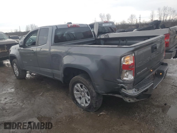 2021 Chevrolet Colorado 2WD LT with VIN 1GCHSCEA2M1286997, listed as a Copart auction lot 88951555 with 60,948 mi miles and Salvage title. Bid and sale history available at DreamBid. Image 2.