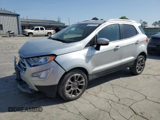2021 Ford EcoSport Titanium z VIN MAJ6S3KL8MC400539, wystawiony jako Copart lot #52711435 z przebiegiem 69 153 mil mil oraz Szkody całkowita. Historia ofert i sprzedaży dostępna na DreamBid. Obrazek 1.