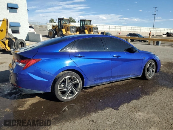 2023 Hyundai Elantra N Line z VIN KMHLR4AF4PU538275, wystawiony jako Copart lot #52669155 z przebiegiem 44 246 mil mil oraz Tytuł czysty. Historia ofert i sprzedaży dostępna na DreamBid. Obrazek 3.