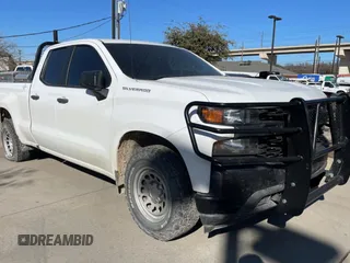 2021 Chevrolet Silverado 1500 Work Truck with VIN 1GCRYAEF8MZ346611, listed as a Copart auction lot 42602635 with 103,148 mi miles and Clean Title. Bid and sale history available at DreamBid. Image 1.