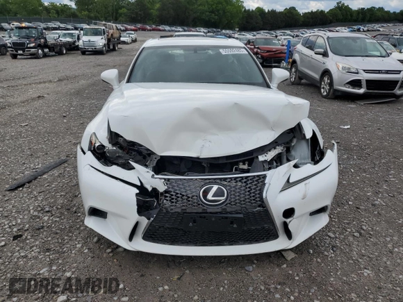 2015 Lexus IS 250 with VIN JTHBF1D23F5081109, listed as a Copart auction lot 55592485 with 164,107 mi miles and Salvage title. Bid and sale history available at DreamBid. Image 5.