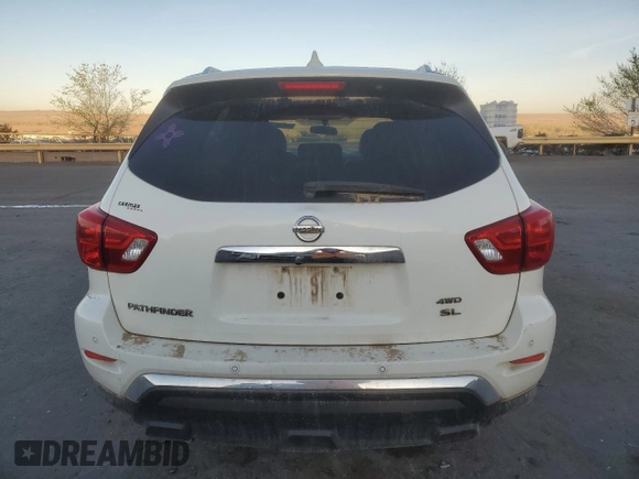 2019 Nissan Pathfinder S with VIN 5N1DR2MM2KC614495, listed as a Copart auction lot 48253175 with 124,832 mi miles and Salvage title. Bid and sale history available at DreamBid. Image 6.