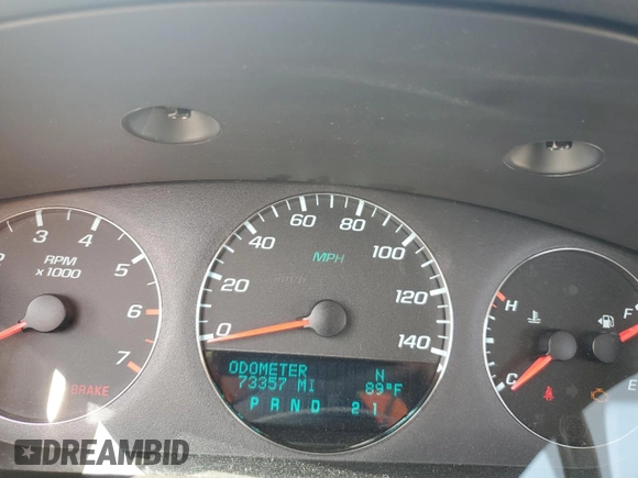 2011 Chevrolet Impala LT Retail with VIN 2G1WB5EK7B1240805, listed as a Copart auction lot 53807605 with 73,357 mi miles and Salvage Title. Bid and sale history available at DreamBid. Image 9.