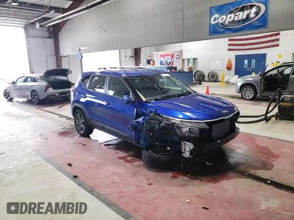 2021 Kia Seltos LX with VIN KNDEPCAA6M7121185, listed as a Copart auction lot 49608255 with 64,896 mi miles and Salvage Title. Bid and sale history available at DreamBid. Image 12.
