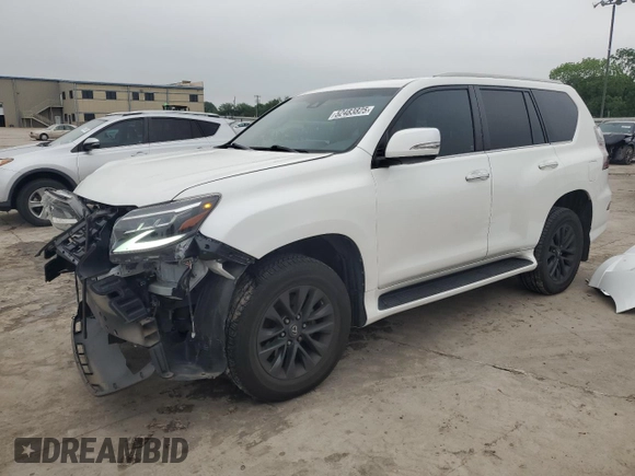 2021 Lexus GX 460 Premium z VIN JTJAM7BX2M5300558, wystawiony jako Copart lot #52483825 z przebiegiem 61 890 mil mil oraz Szkoda całkowita • Salvage title. Historia ofert i sprzedaży dostępna na DreamBid. Obrazek 1.