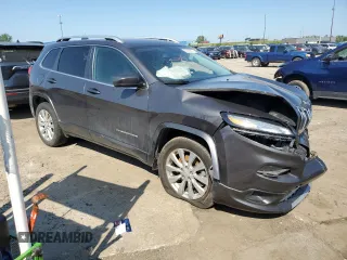 2018 Jeep Cherokee Overland with VIN 1C4PJMJX2JD594776, listed as a Copart auction lot 65599074 with 0 mi miles and Clean Title. Bid and sale history available at carsss.com. Image 4.